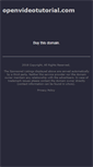 Mobile Screenshot of openvideotutorial.com