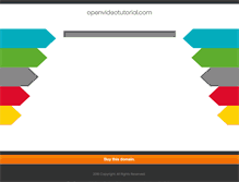 Tablet Screenshot of openvideotutorial.com